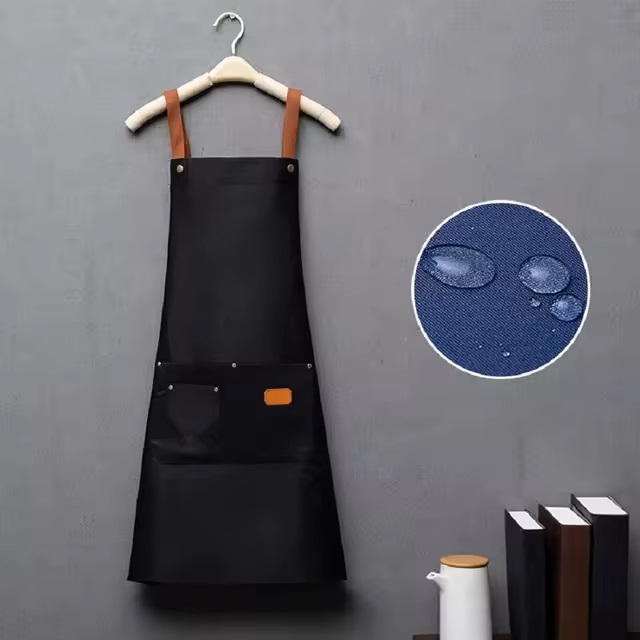 MANDIL TELA COLORES CON BOLSAS