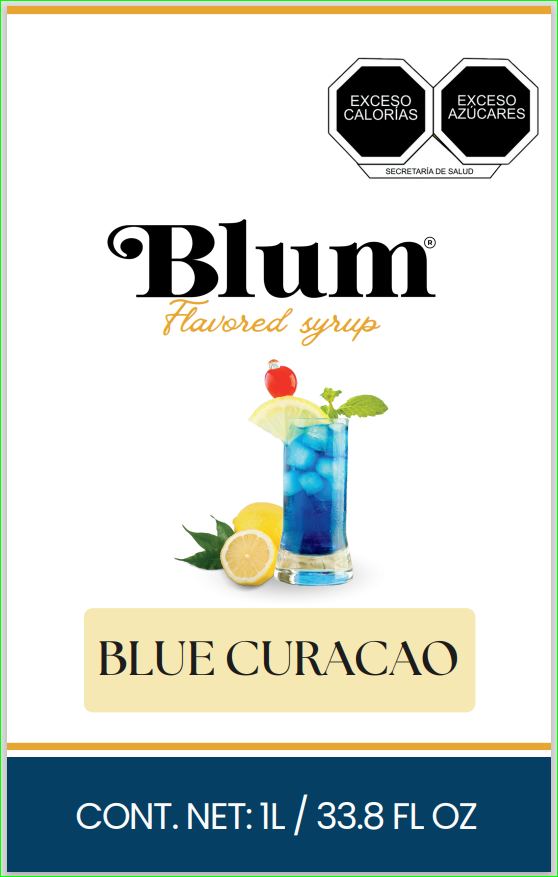 BLUM. JARABE BLUE CURACAO. 1Lt