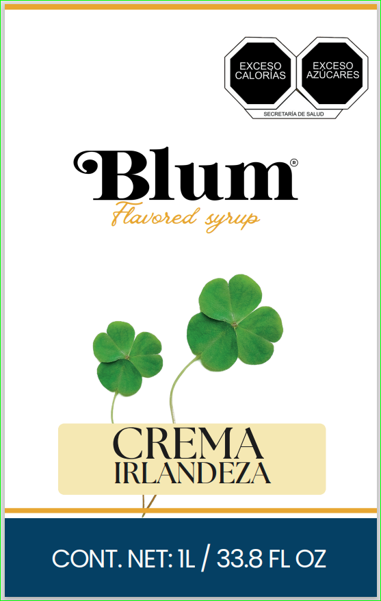 BLUM. JARABE CREMA IRLANDESA. 1Lt