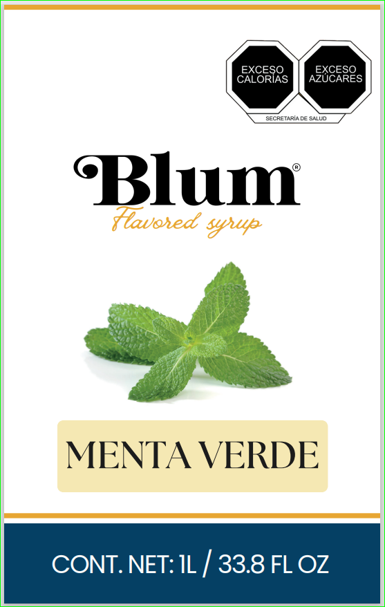 BLUM. JARABE MENTA VERDE. 1Lt