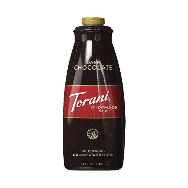 TORANI. SALSA CHOCOLATE OBSCURO. BOTE 1.89Lt (64oz)