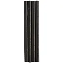 POPOTE JUMBO BOBA TAPIOCA. PAPEL NEGRO 21.59cm. PAQ 500pz