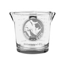 RHINO COFFEE GEAR. VASO TAZA MEDIDOR CRISTAL 2.4 oz 