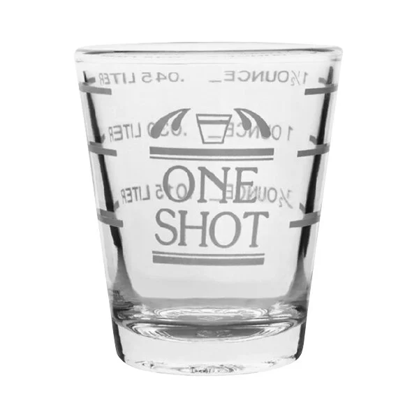 FRANMARA. VASO MEDIDOR CRISTAL GRADUADO 3.0 oz
