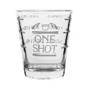 FRANMARA. VASO MEDIDOR CRISTAL GRADUADO 3.0 oz