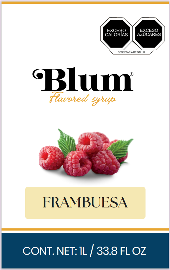 BLUM. JARABE FRAMBUESA. 1Lt 