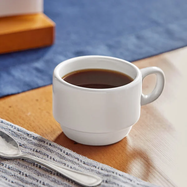 ACOPA. TAZA ESPRESSO APILABLE. BLANCO 3OZ