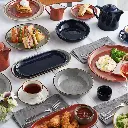 ACOPA. JUEGO TAZA Y PLATO PORCELANA COLORES 10oz/300ml