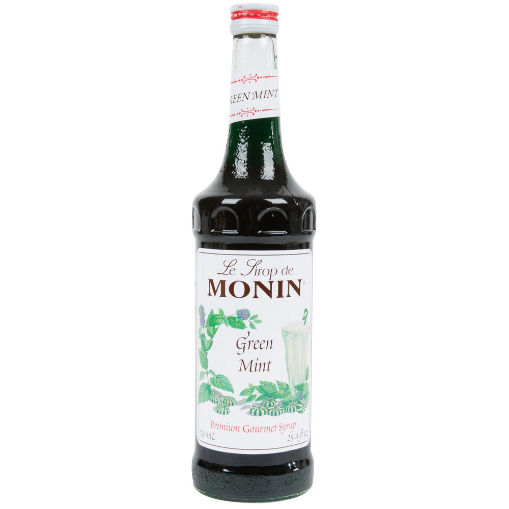 MONIN. JARABE MENTA VERDE. 750mL