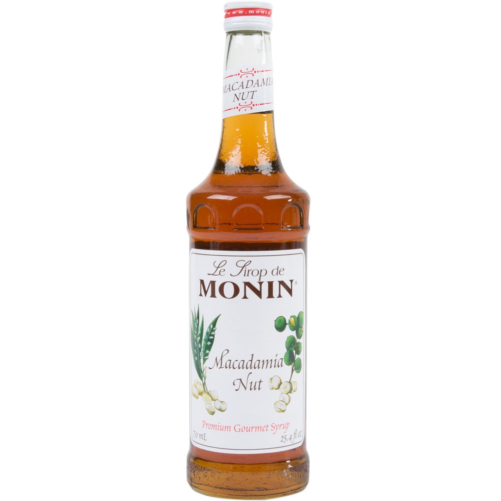 MONIN. JARABE NUEZ DE MACADAMIA. 750mL