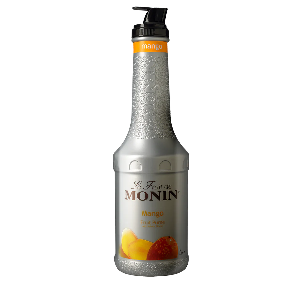 MONIN. PURE DE MANGO (Mango Fruit Puree). 1Lt (33.8 fl. oz.) 