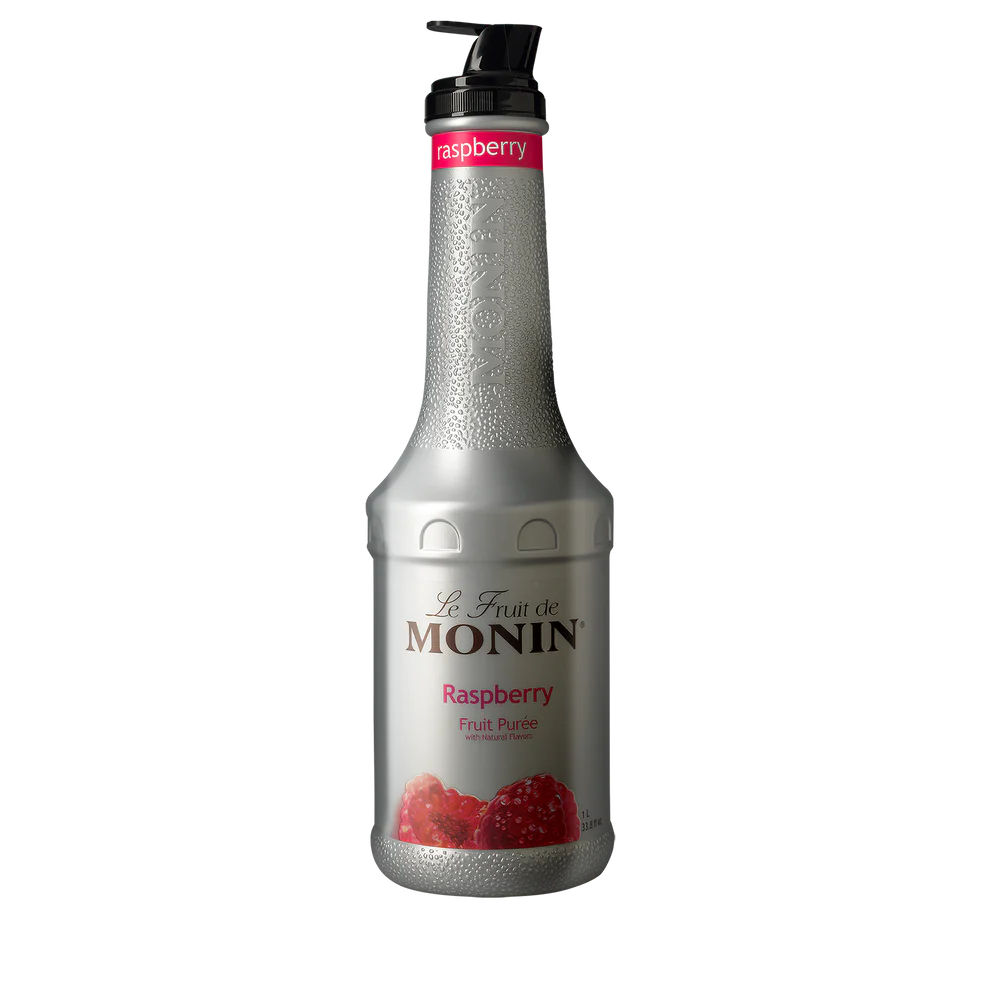 MONIN. PURE DE FRAMBUESA (Raspberry Fruit Puree). 1Lt (33.8 fl. oz.)