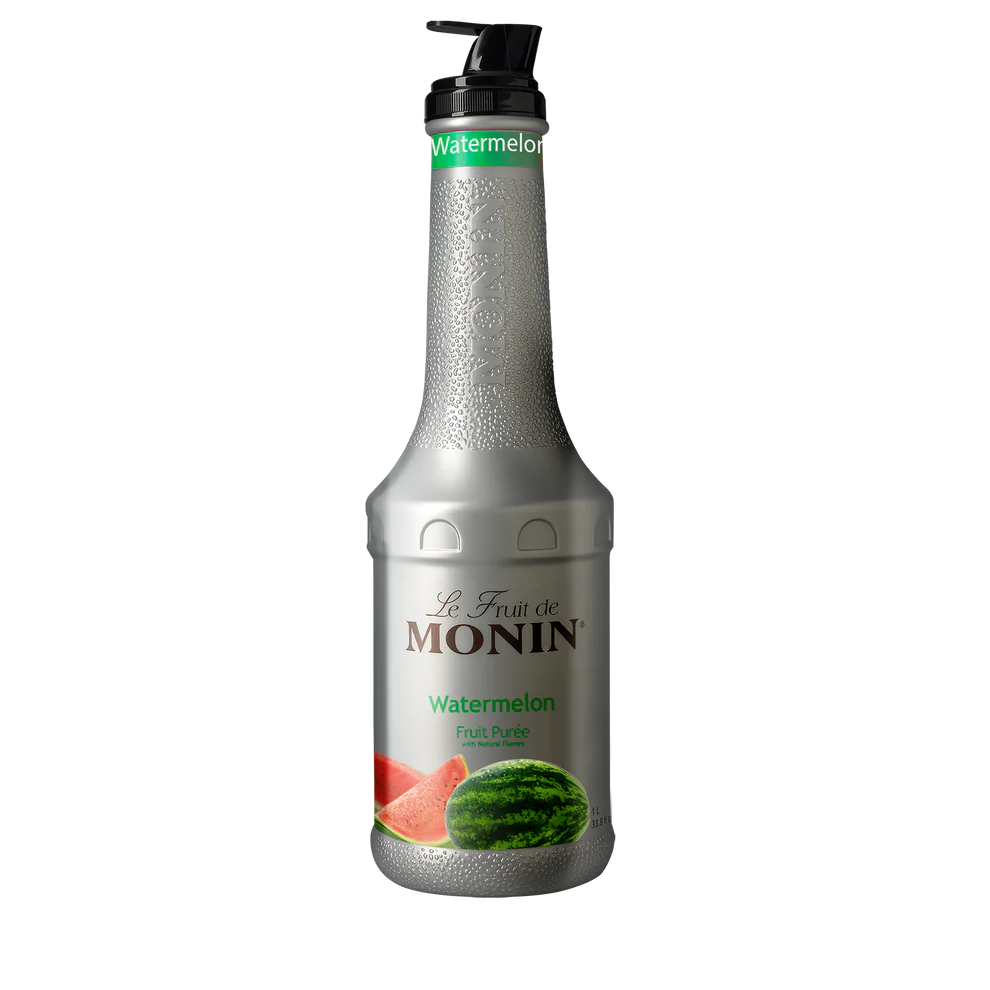MONIN. PURE DE SANDÍA (Watermelon Fruit Puree). 1Lt (33.8 fl. oz.)