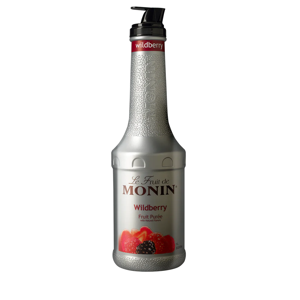 MONIN. PURE DE FRUTOS ROJOS (Wildberyy Fruit Puree). 1Lt (33.8 fl. oz.)