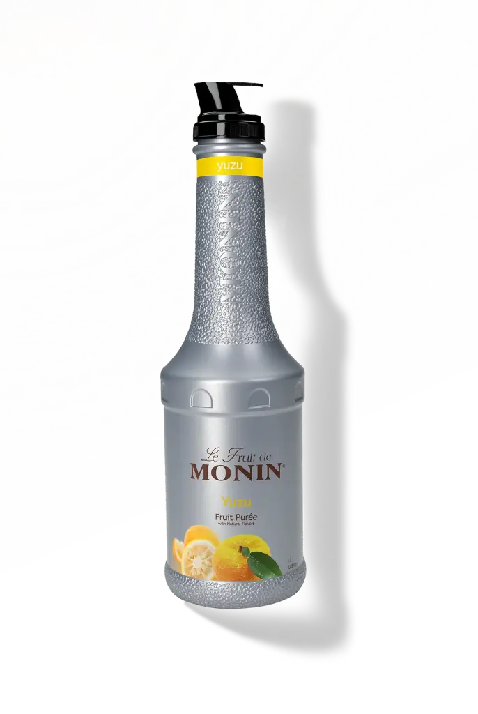 MONIN. PURE DE YUZU (Yuzu Fruit Puree). 1Lt (33.8 fl. oz.) 