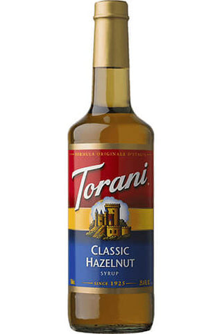 [Torani Classic Hazelnut Flavoring Syrup 750 mL Plastic Bottle] TR. JARABE AVELLANA. 750ml