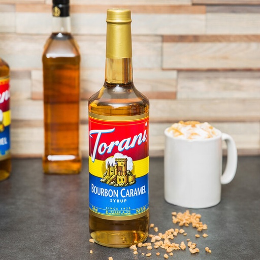 [torani] TORANI. JARABE BOURBON CARAMEL. 750ml