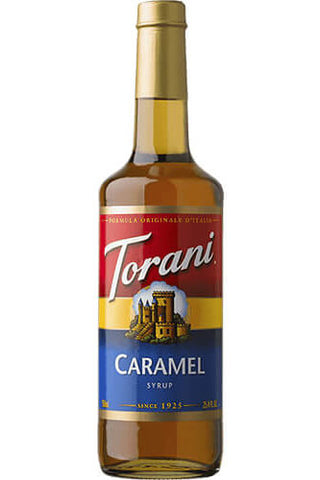 [Torani Classic Caramel Flavoring Syrup 750 mL Plastic Bottle] TR. JARABE CARAMELO CLÁSICO. 750ml