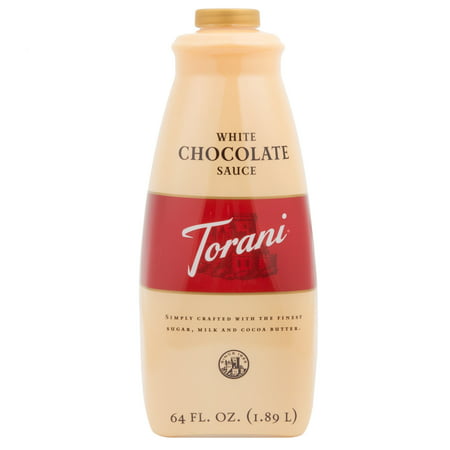 [torani chocolate salsa blanco] TORANI. SALSA CHOCOLATE BLANCO. BOTE 1.89Lt (64oz)