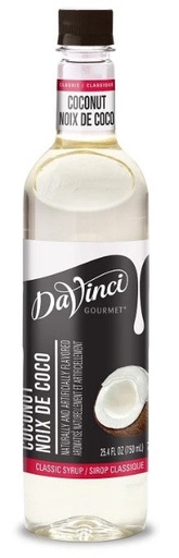 DAVINCI. JARABE CLASICO. COCO. 750ml