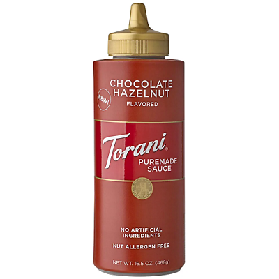 [Torani 12 fl. oz. (16.5 oz.) Puremade Chocolate Hazelnut Flavoring Sauce] TORANI. SALSA CHOCOLATE AVELLANA 16.5 OZ