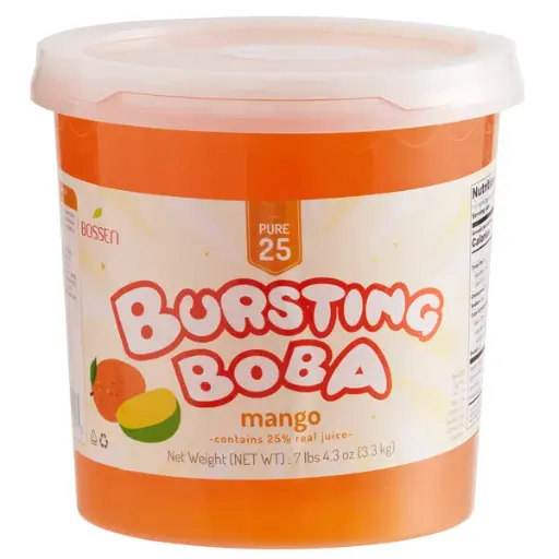 BOSSEN. MANGO PERLAS EXPLOSIVAS. 7LB (3.2KG)