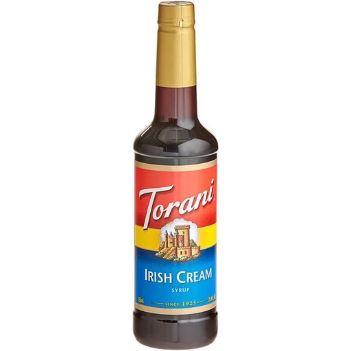 [Torani Irish Cream Flavoring Syrup 750 mL Plastic Bottle] TORANI. JARABE CREMA IRLANDESA. 750ML