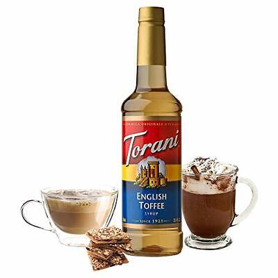 [Torani English Toffee Flavoring Syrup 750 mL Plastic Bottle] TORANI. JARABE CARAMELO INGLES. 750mL