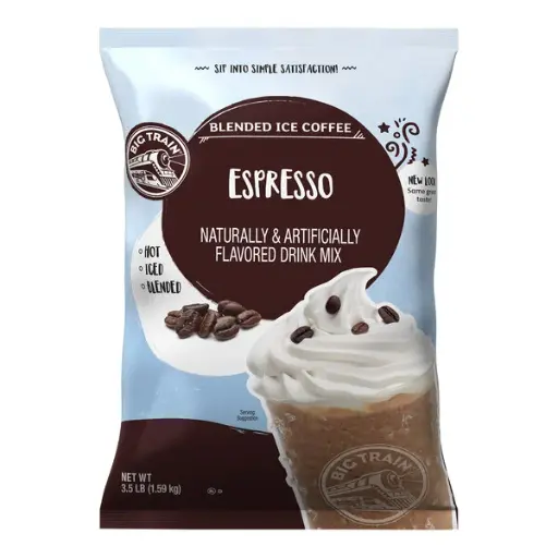 BIG TRAIN. ESPRESSO BLENDED MIX. BOLSA 1.589kg (3.5 lb)