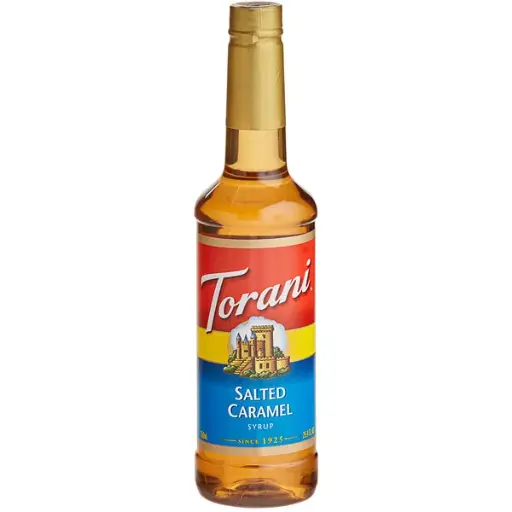 [Torani Salted Caramel Flavoring Syrup 750 mL Plastic Bottle] TORANI. JARABE SALTED CARAMEL. 750ML