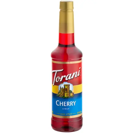 [Torani Cherry Flavoring Syrup 750 mL Plastic Bottle] TR. JARABE CEREZA. 750ml