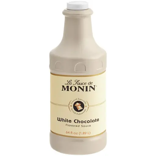 MONIN. SALSA CHOCOLATE BLANCO. 64 fl. oz.
