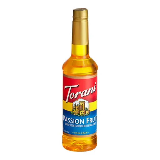 [Torani Passion Fruit Flavoring Syrup 750 mL Plastic Bottle] TR. JARABE FRAMBUESA. 750ml