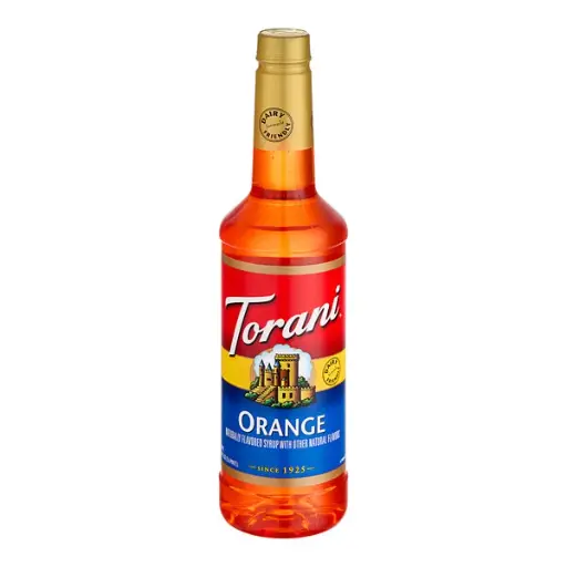 [Torani Orange Flavoring Syrup 750 mL Plastic Bottle] TR. JARABE NARANJA. 750ml