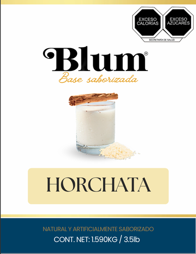 BLUM. BASE EN POLVO. HORCHATA. 1.36 Kg