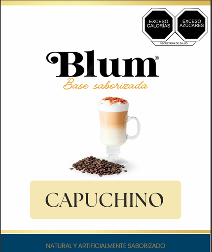 BLUM. BASE EN POLVO. CAPUCHINO. 1.36 Kg