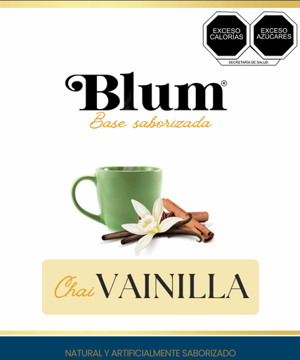 BLUM. BASE EN POLVO. CHAI VAINILLA. 1.36 Kg