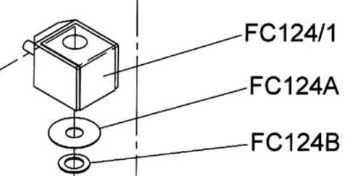 [FC124-1-LLB] FRACINO. BOVINA DE SELENOIDE CON CABLES 