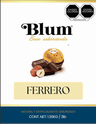 BLUM. BASE EN POLVO. FERRERO. 1.36 Kg
