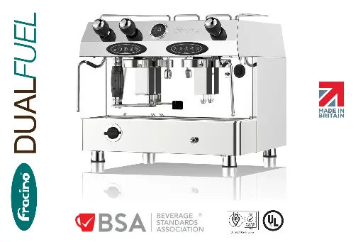 [CON2E LPG] FRACINO COMERCIAL. CONTEMPO DUAL FUEL (GAS Y LUZ). CAFETERA AUTOMATICA. 220VAC ~ 2 GRUPOS.
