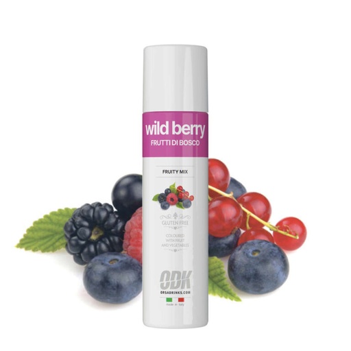 ODK. FRUITY MIX.WILD BERRY. BOTELLA 1kg (750mL)