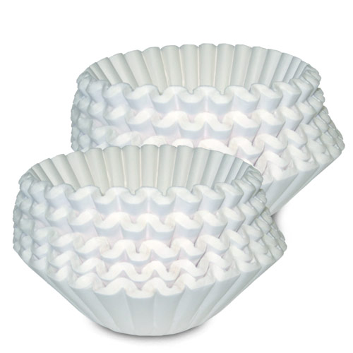 FETCO. FILTRO DE PAPEL PARA CAFETERA CON CANASTA (13" x 5"). CAJA 500PZ.  