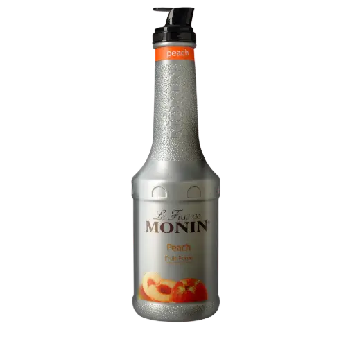 MONIN. PURE DE DURAZNO (Peach Fruit Puree). 1Lt (33.8 fl. oz.)