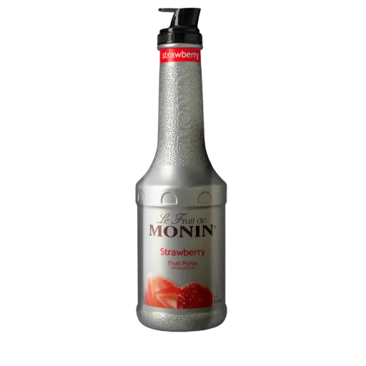 MONIN. PURE DE FRESA (Strawberry Fruit Puree). 1Lt (33.8 fl. oz.) 