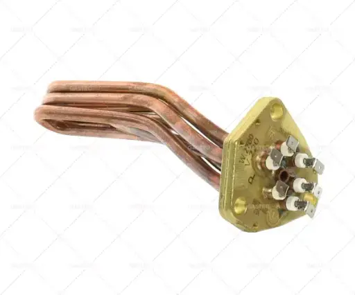 RECONSTRUCCION DE ELEMENTO ELECTRICO. RESISTENCIA PARA CALDERA. 6 PUNTAS 220V
