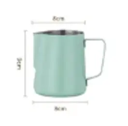 JARRA CHICA PARA ACREMADO. CON ESCALA 350 ml. COLORES: ROSA/BEIGE/NEGRA/VERDE 